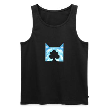 Skyclan Wolkenclan Firestar Feuerstern Warrior Cat - Männer Premium Bio Tank Top - Schwarz - Vorne - AI Model Male 178 light (178cm)