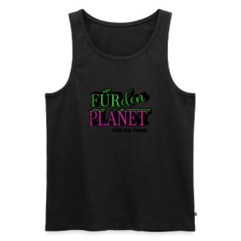 geek geschenk gesundheit geburtstagsgeschenk - Männer Premium Bio Tank Top - Schwarz - Vorne - Michal (187cm)