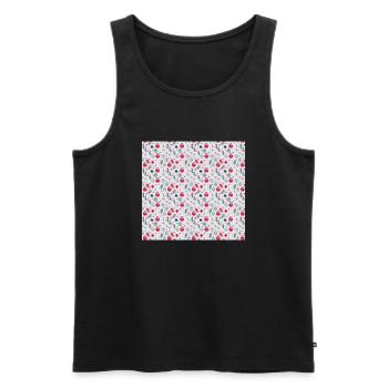 Christmas Graphic - Men's Premium Organic Tank Top - black - Front - Michal (187cm)