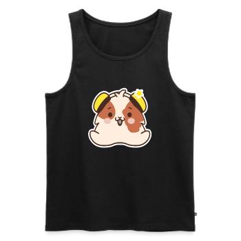 Anime Hamster - Männer Premium Bio Tank Top - Schwarz - Vorne - AI Model Male 178 light (178cm)