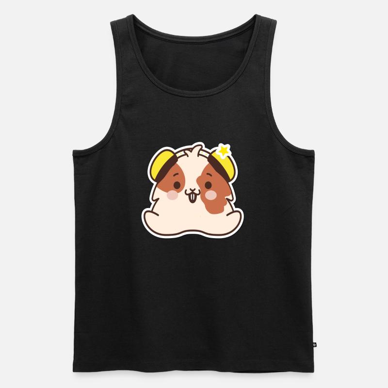 Anime Hamster - Männer Premium Bio Tank Top - Schwarz