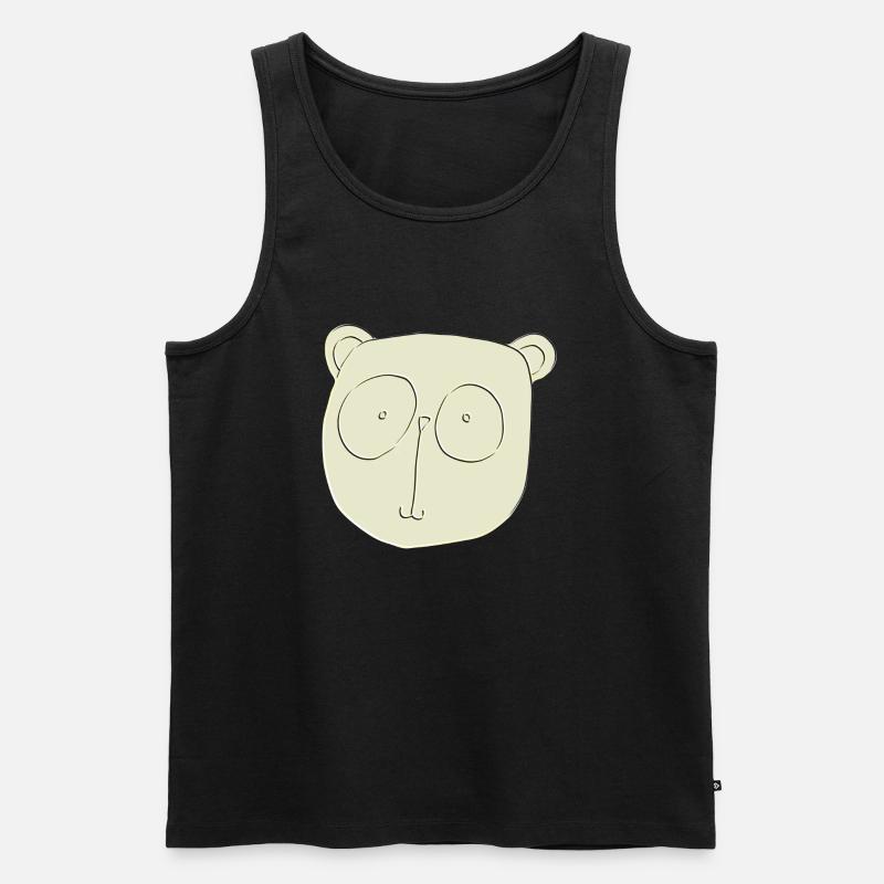 koala relief - Männer Premium Bio Tank Top - Schwarz