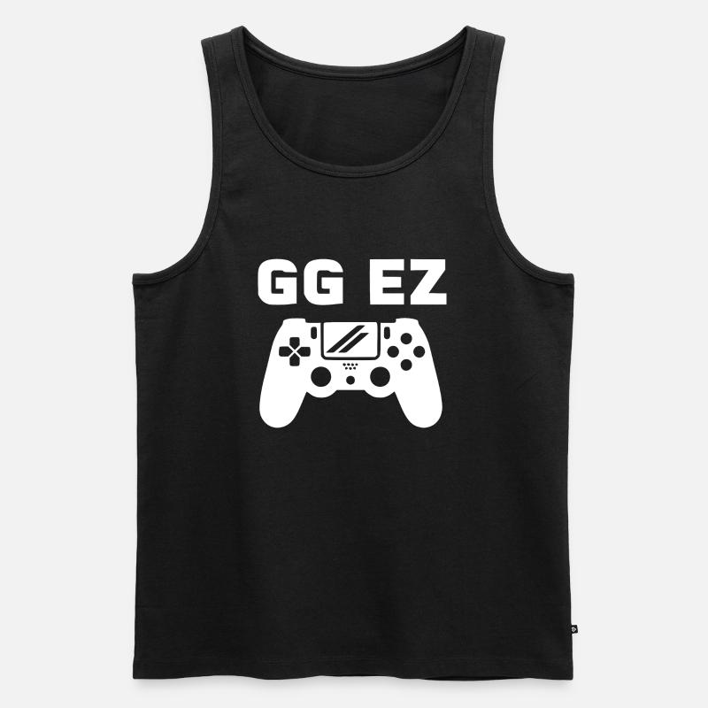 GG EZ - Männer Premium Bio Tank Top - Schwarz