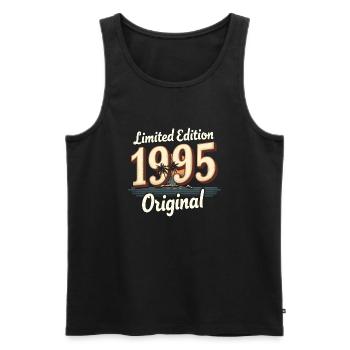 30th Birthday Original - Vintage Vintage 1995 - Men's Premium Organic Tank Top - black - Front - Michal (187cm)