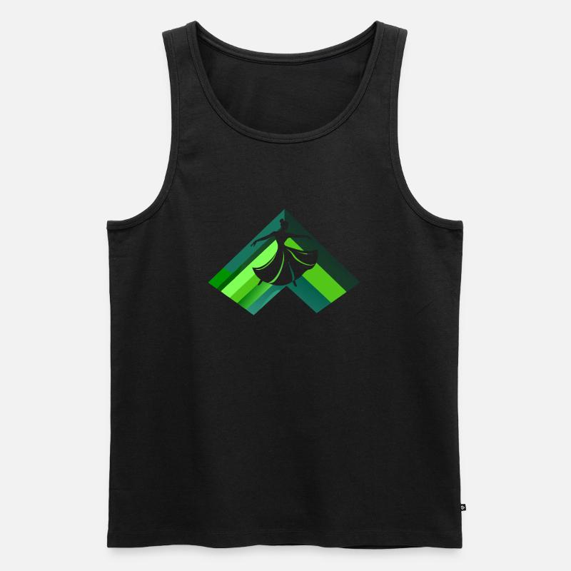 Tanzen Foxtrott - Männer Premium Bio Tank Top - Schwarz