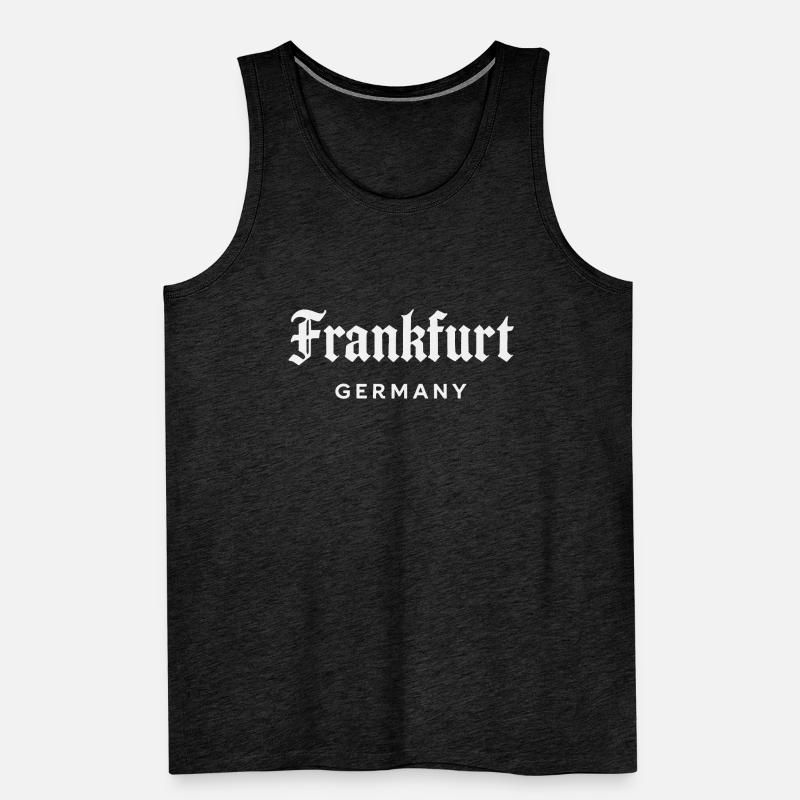 Frankfurt Germany Männer Premium Bio Tank Top