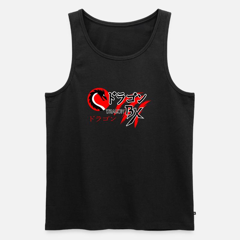 Dragon BX Asien Style - Männer Premium Bio Tank Top - Schwarz