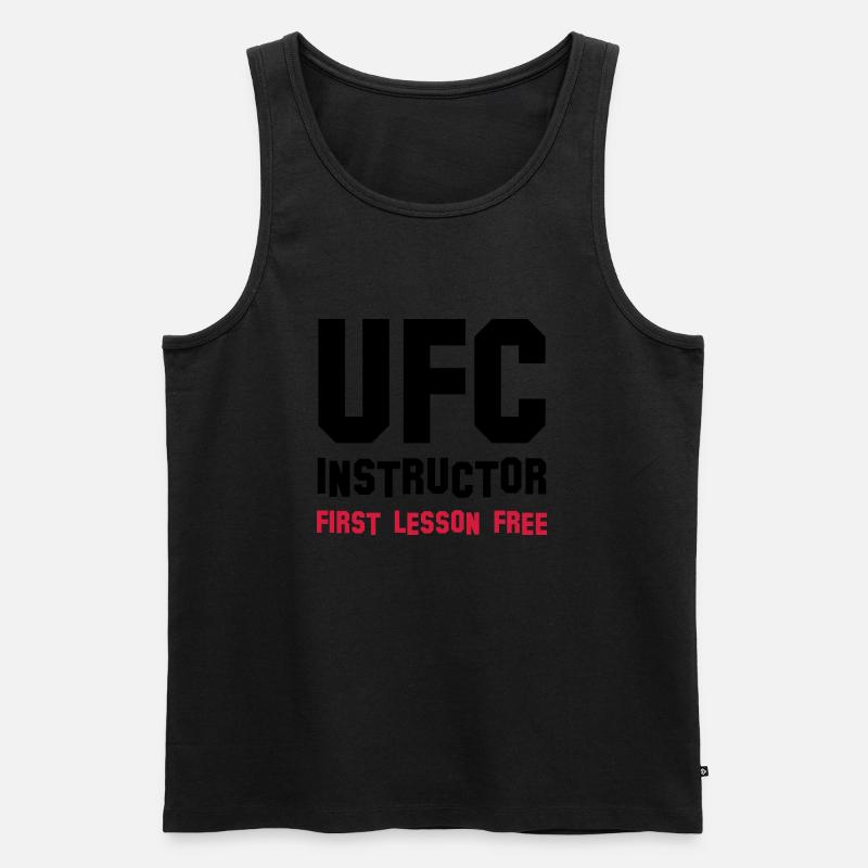 ufc instructor - Männer Premium Bio Tank Top - Schwarz