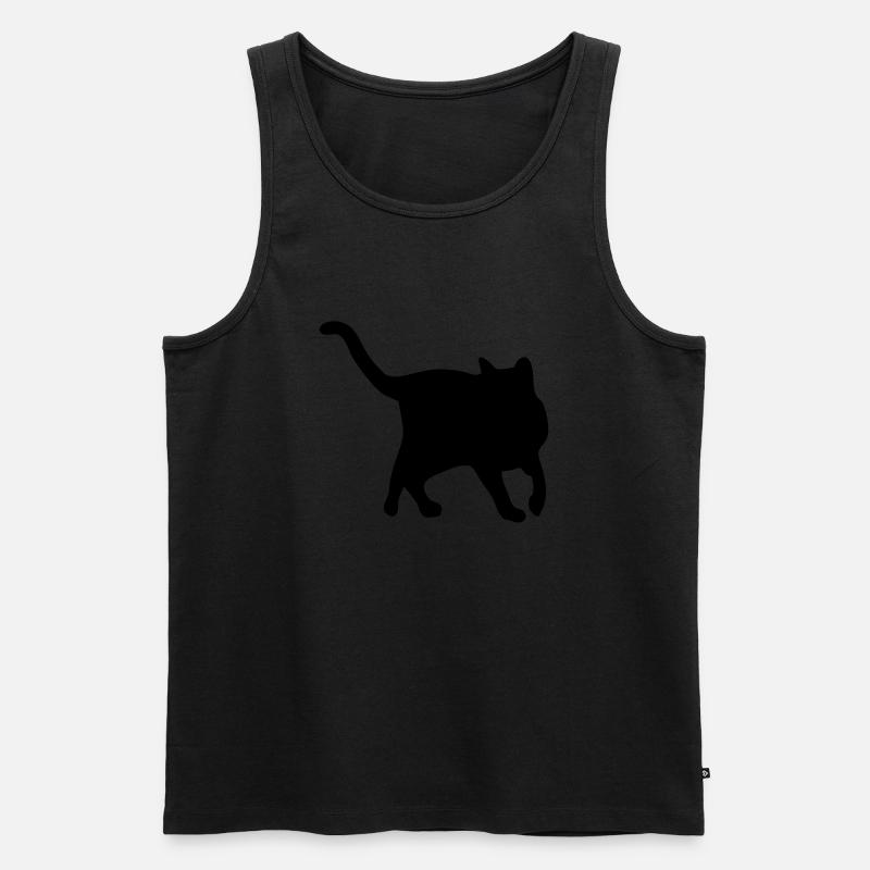 Exécution de chat - Débardeur bio Premium Homme - noir