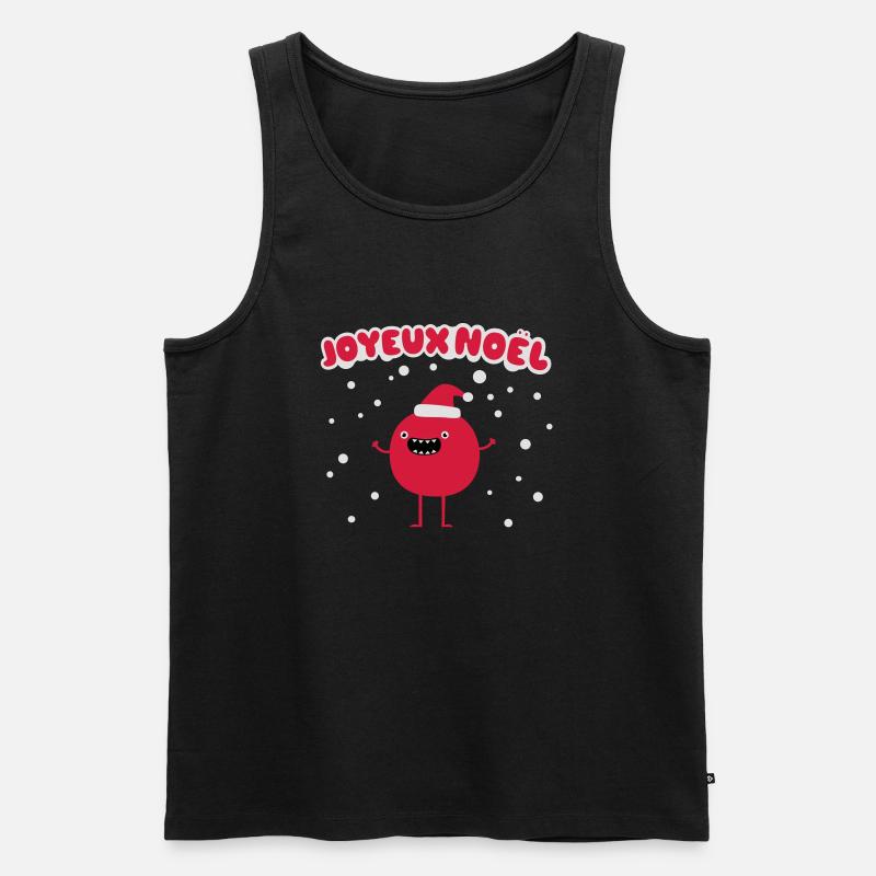 Joyeux Noël - Männer Premium Bio Tank Top - Schwarz