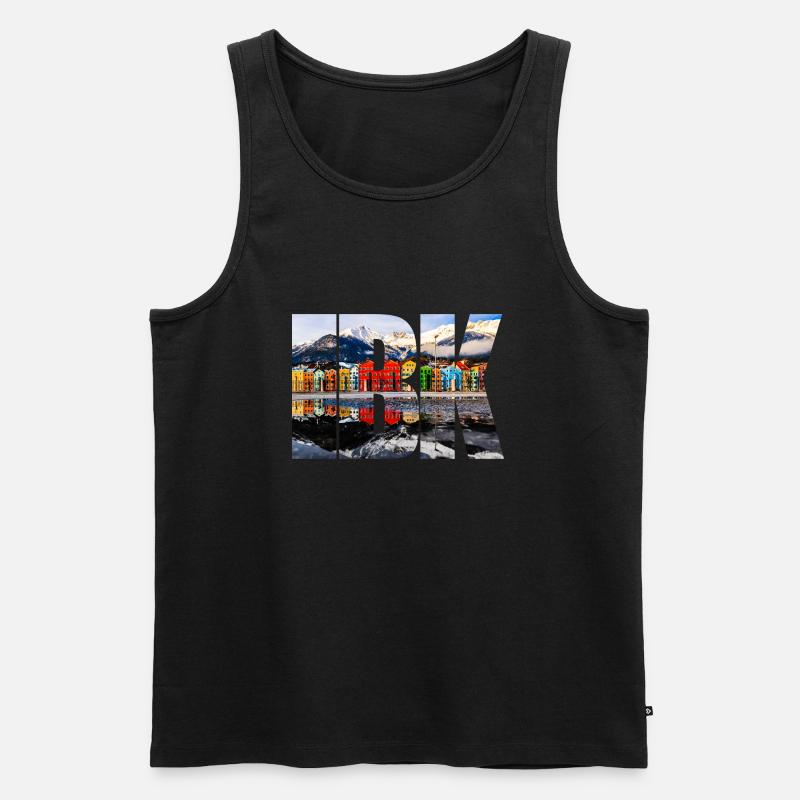 IBK Marktplatz - Männer Premium Bio Tank Top - Schwarz