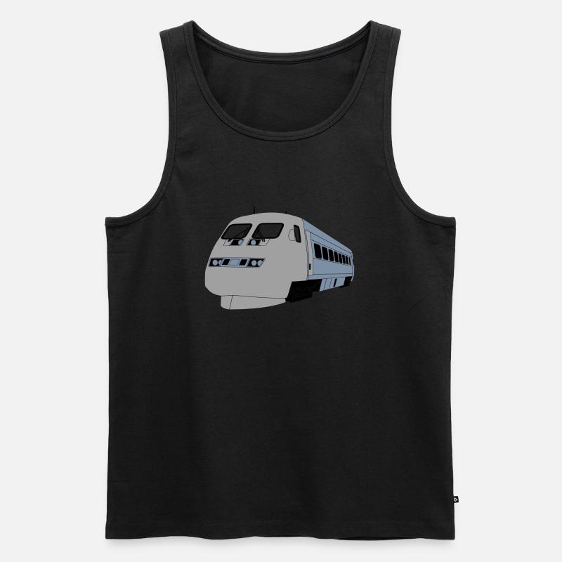 X2000 - Männer Premium Bio Tank Top - Schwarz