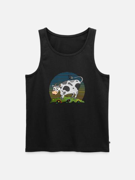 Bull - Men's Premium Organic Tank Top - black
