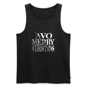 Couples Geek present bedroom Bubaprints - Men's Premium Organic Tank Top - black - Front - Michal (187cm)