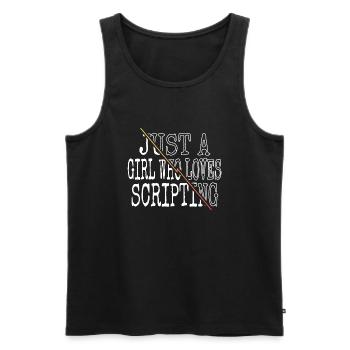 statement fun programming pc computer programming - Männer Premium Bio Tank Top - Schwarz - Vorne - AI Model Male 178 light (178cm)