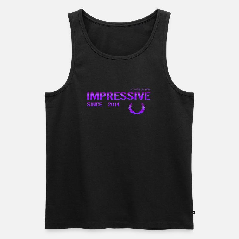 Impressive since 2014 - Männer Premium Bio Tank Top - Schwarz