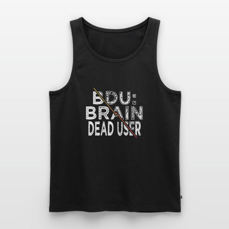 quote computer science analyst hacking coder Männer Premium Bio Tank Top