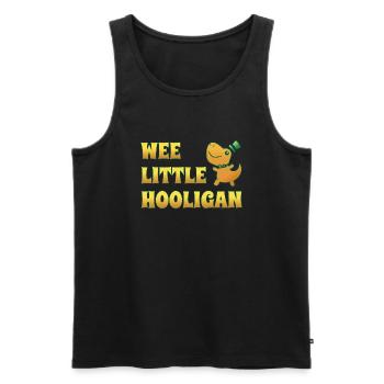 Wee Lil Hooligan Kids St Patrick s Day Boys Girl - Men's Premium Organic Tank Top - black - Front - AI Model Male 178 light (178cm)