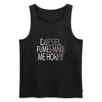 automotive technician wrench baseballclothing - Männer Premium Bio Tank Top - Schwarz - Vorne - AI Model Male 178 light (178cm)