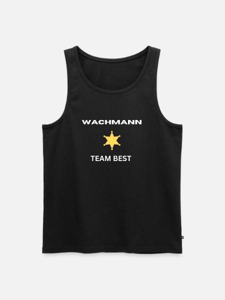 security 3 - Männer Premium Bio Tank Top - Schwarz