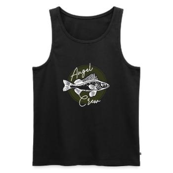 Équipage de pêche Pêche Accessoires Cadeau - Débardeur bio Premium Homme - noir - Devant - Michal (187cm)