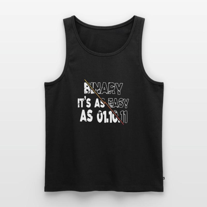 Analyst Hacking Codes Computer Freak Men's Premium Organic Tank Top