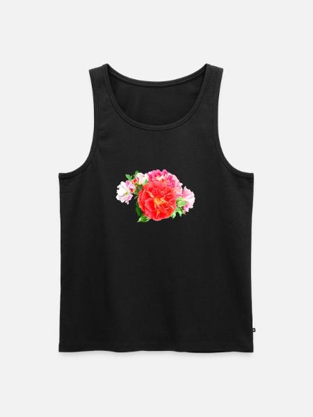 ROSEBUSH - Men's Premium Organic Tank Top - black