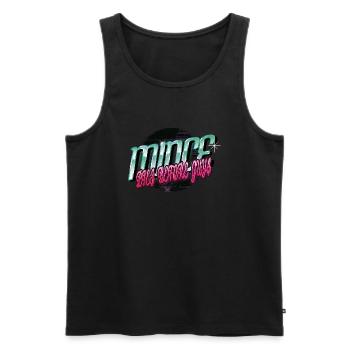 Dino Bike Moon Geek Birthday Funny Quote Bday - Men's Premium Organic Tank Top - black - Front - Michal (187cm)