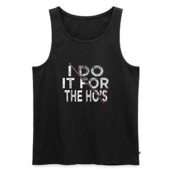 Jokes Beach Holiday Bedroom Bday - Men's Premium Organic Tank Top - black - Front - Michal (187cm)