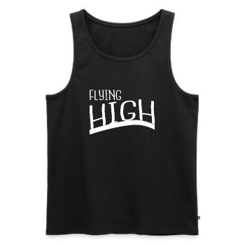 flight training aircraft technology present idea - Men's Premium Organic Tank Top - black - Front - AI Model Male 178 light (178cm)