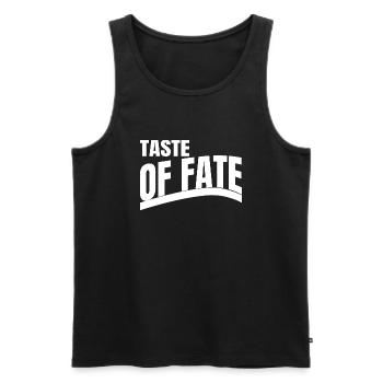 Citations drôles de blagues de conception culinaire - Débardeur bio Premium Homme - noir - Devant - AI Model Male 178 light (178cm)