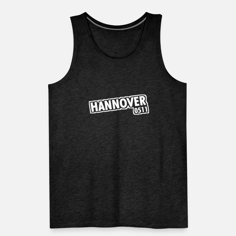 Hanover - 0511 - Area Code - Lower Saxony Men's Premium Organic Tank Top