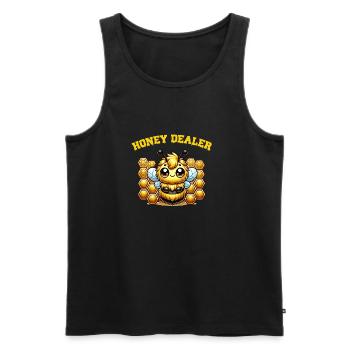 Bande dessinée Hummel - Débardeur bio Premium Homme - noir - Devant - Michal (187cm)