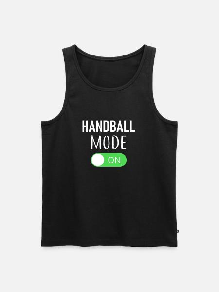 Mode Handball activé - Débardeur bio Premium Homme - noir