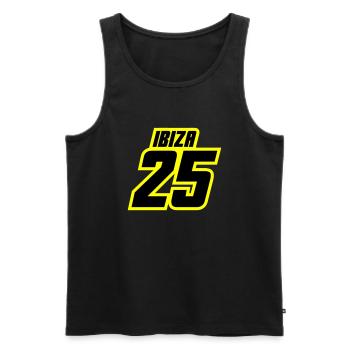 Ibiza 2025 Trikot - Männer Premium Bio Tank Top - Schwarz - Vorne - Michal (187cm)