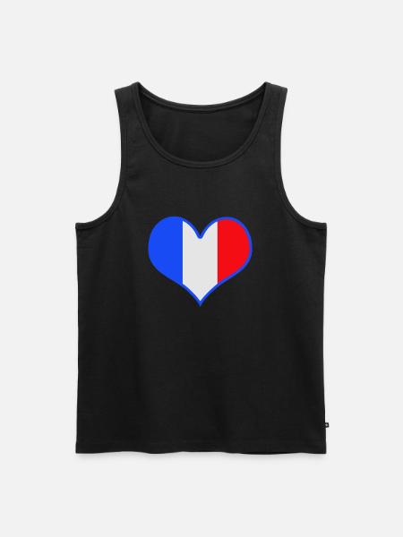 frankreich france - Männer Premium Bio Tank Top - Schwarz