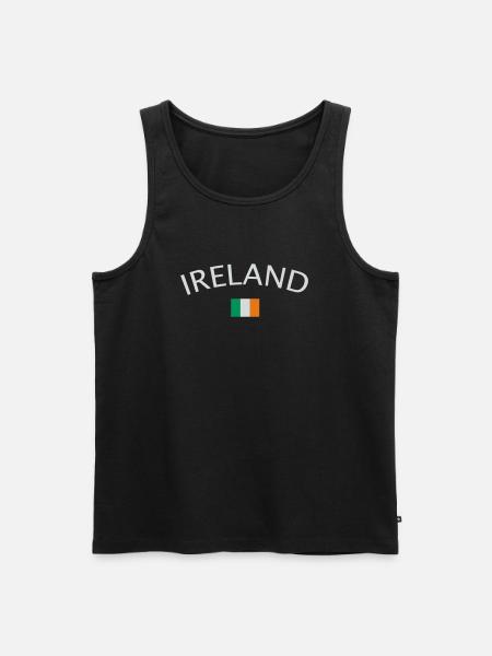 ireland - Männer Premium Bio Tank Top - Schwarz