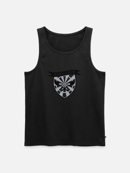 Dart Club 2 - zweifarbig - Männer Premium Bio Tank Top - Schwarz