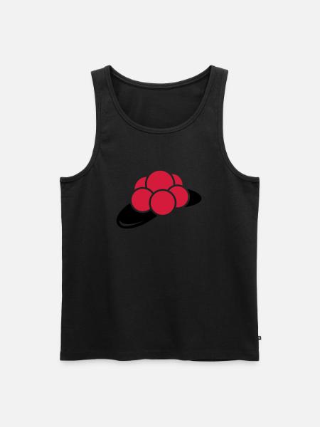 Bollenhut - Männer Premium Bio Tank Top - Schwarz