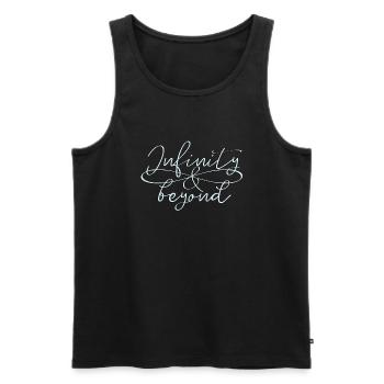 Freundschaftssymbol Unendlichkeitssymbol Infinity - Männer Premium Bio Tank Top - Schwarz - Vorne - AI Model Male 178 light (178cm)