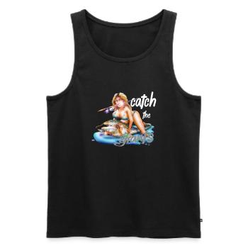 Catch the Giants - Männer Premium Bio Tank Top - Schwarz - Vorne - AI Model Male 178 light (178cm)