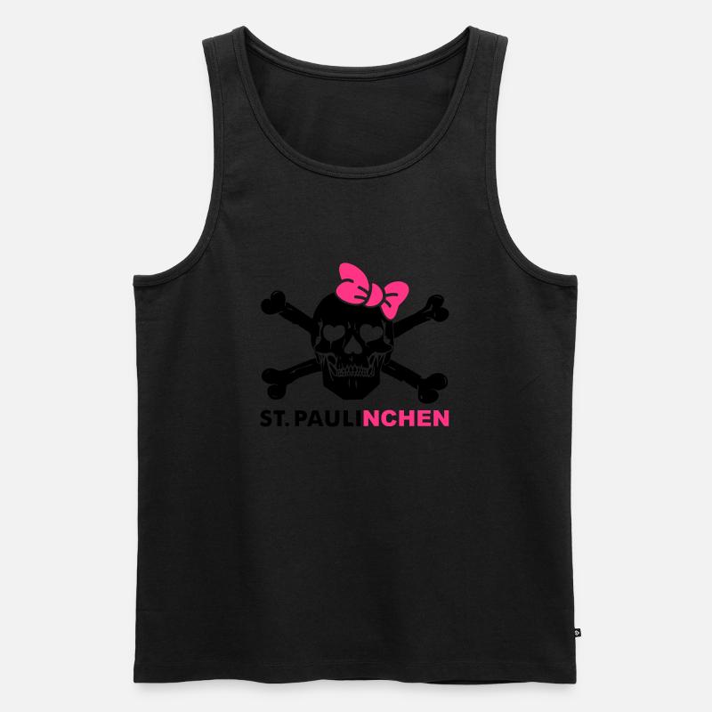 Paulinchen - Männer Premium Bio Tank Top - Schwarz