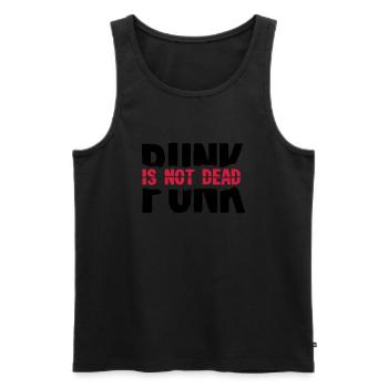 punk - Männer Premium Bio Tank Top - Schwarz - Vorne - Michal (187cm)