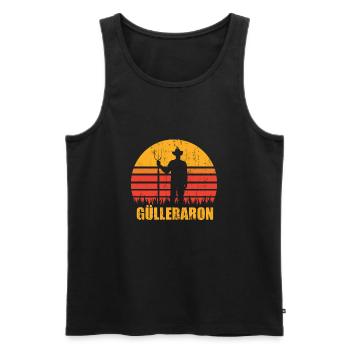 Landwirt Landwirtschaft Gülle - Männer Premium Bio Tank Top - Schwarz - Vorne - Michal (187cm)
