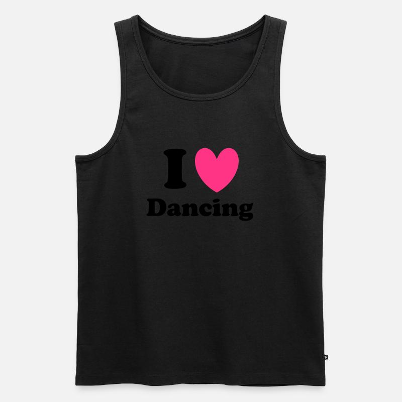 Dancing - Männer Premium Bio Tank Top - Schwarz