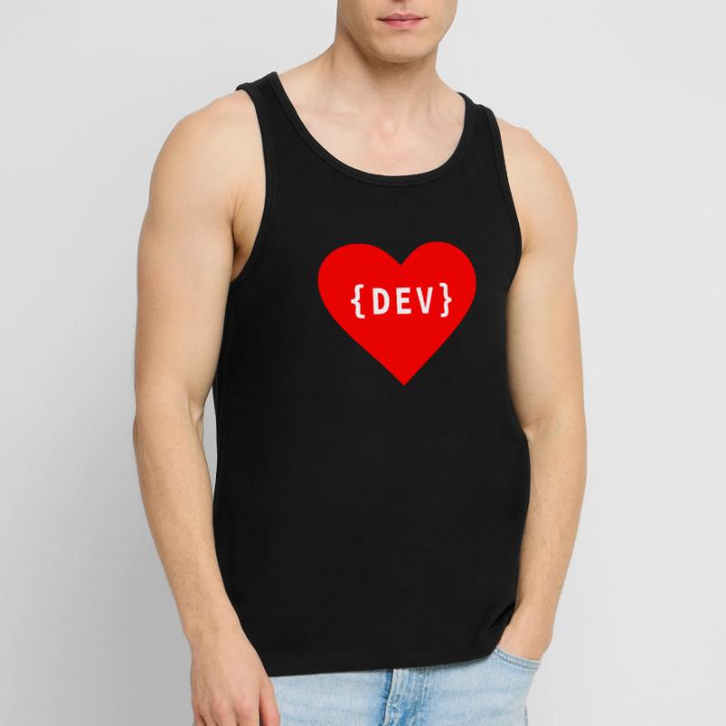 Software Developer, Liebe Code DEV Entwickler Tag Männer Premium Bio Tank Top