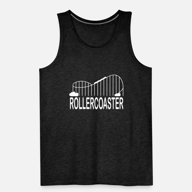 Rollercoaster Roller Coaster Men's Premium Organic Tank Top