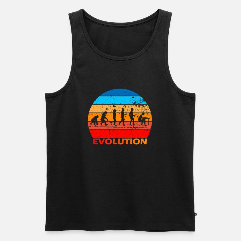 Evolution de l’informatique informatique Informatique Computer Science Computer Nerds - Débardeur bio Premium Homme - noir
