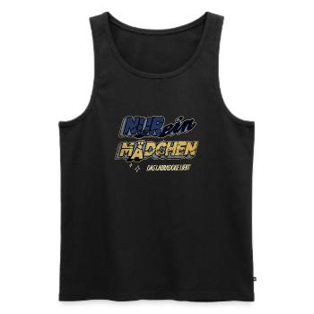 zitat bullterrier hunderasse hundeliebhaber hund - Männer Premium Bio Tank Top - Schwarz - Vorne - Michal (187cm)