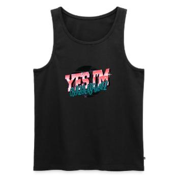 cool analyst awesome computer science - Männer Premium Bio Tank Top - Schwarz - Vorne - Michal (187cm)